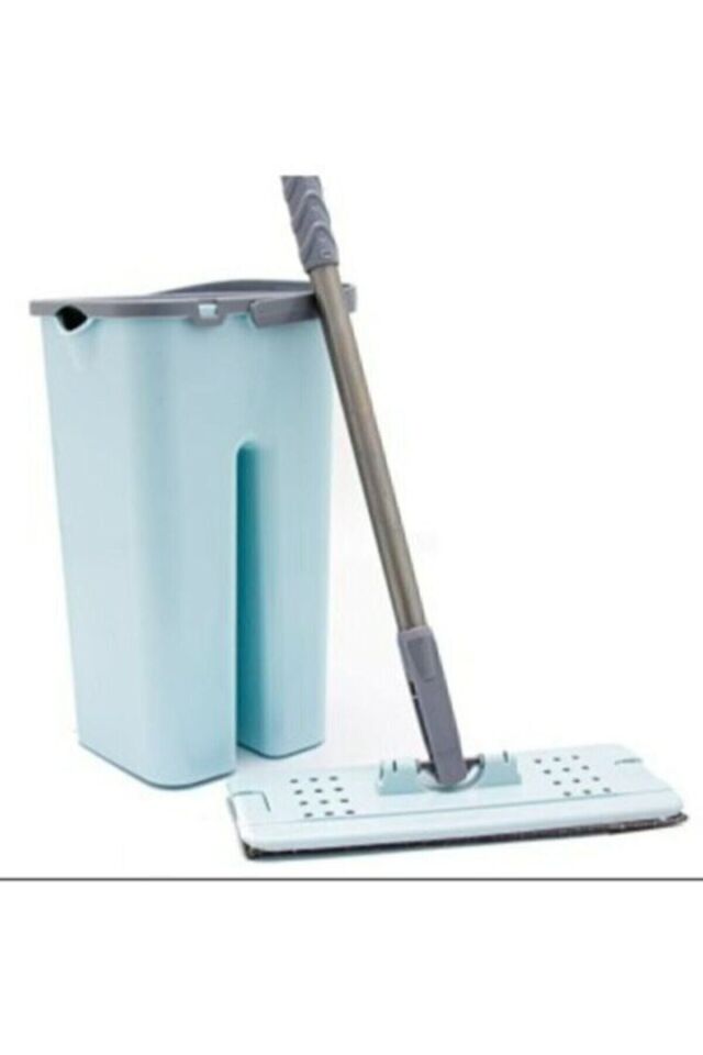 Çift Bölmeli, Ergonomik Mop Temizlik Seti 4 4 Litre - Kolay Sıkılabilir Pratik Microfiber Mop Seti