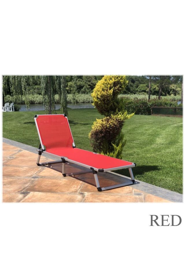 Plaj Için Katlanır Alüminyum Şezlong - Alüminyum Şezlong - Katlanır Şezlong