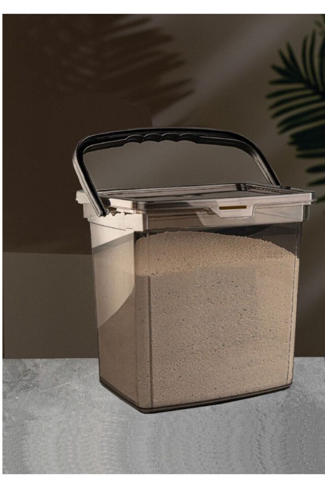 Şeffaf Kapaklı Deterjanlık Taşınabilir Deterjan Saklama Kutusu 6 Lt (2Lİ)