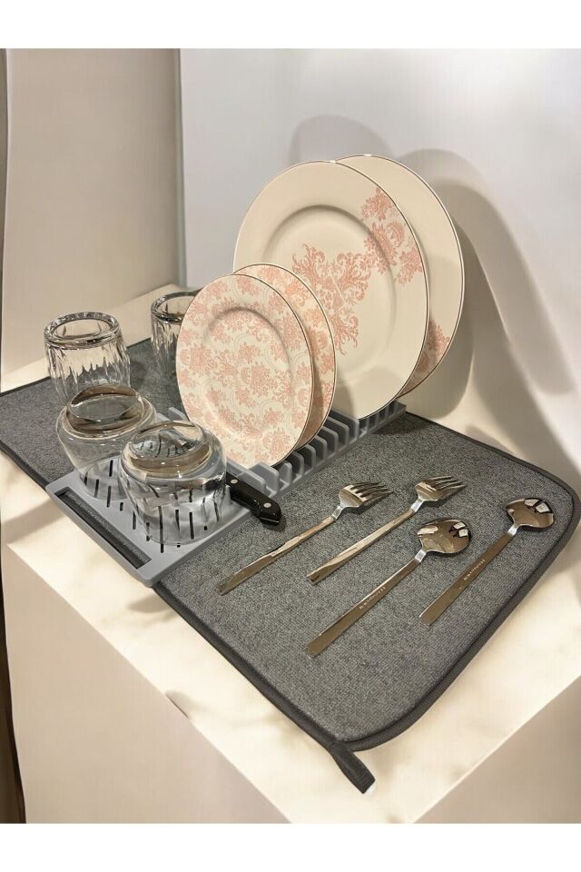 Kendinden Matlı Şık Bulaşıklık Şık Ve Fonksiyonel Tezgah Bulaşıklığı Şık Matlı Bulaşık Kurutma