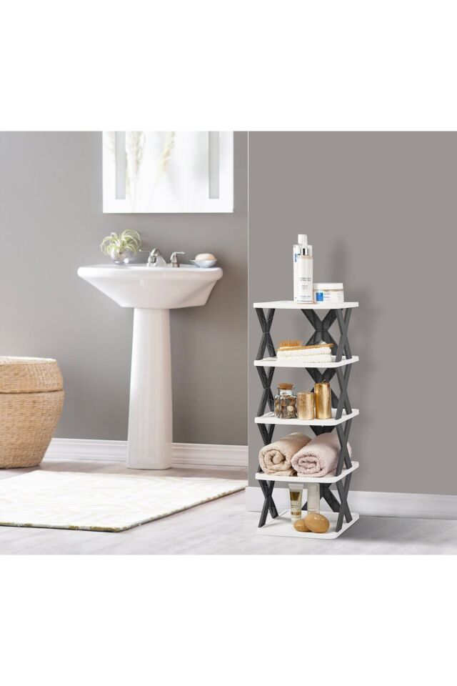 Model X Mutfak Rafı Ayakkabılık Çocuk Odası Rafı Düzenleyici Çok Amaçlı Organizer