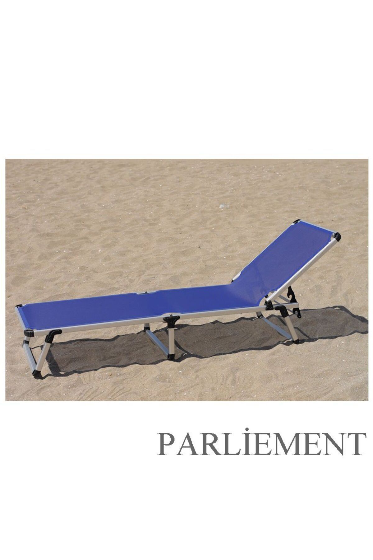Plaj Için Katlanır Alüminyum Şezlong - Alüminyum Şezlong - Katlanır Şezlong Laci̇vert
