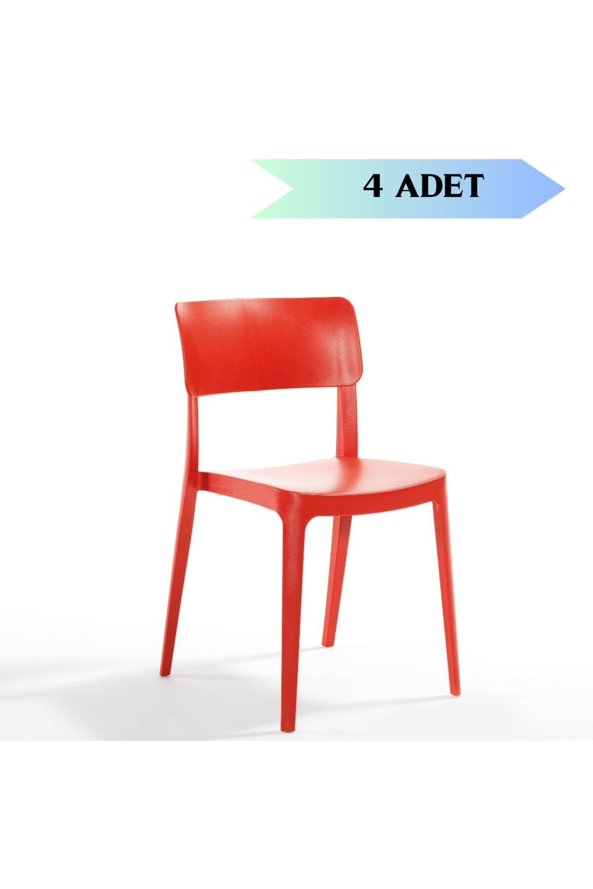 NOVUSSİ PANO SANDALYE ( 4 LÜ SET OLARAK SATIŞA SUNULMUŞTUR ) MUTFAK,BALKON,RESTORAN SANDALYESİ Kırmızı